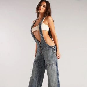 FREE SHIPPING Revice Demin The Plunge Deep Sea Overalls